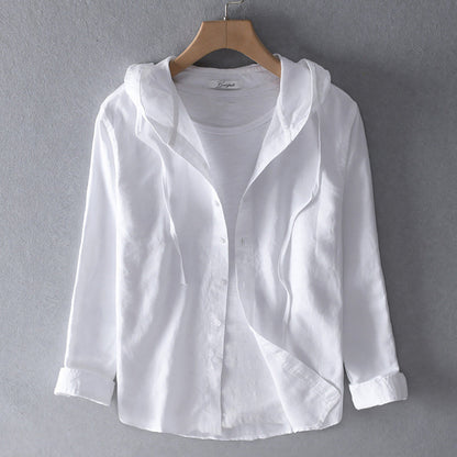 Damen Bluse mit Kragen und Langarm