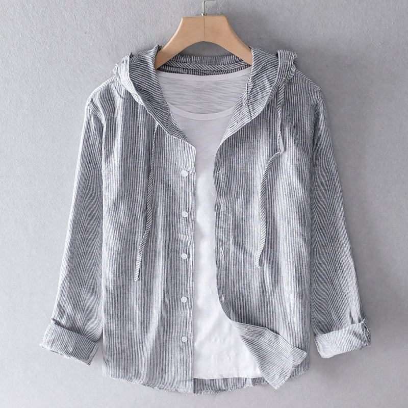Damen Bluse Langarm mit Kapuze Bequem