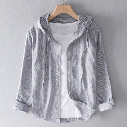 Damen Bluse Langarm mit Kapuze Bequem