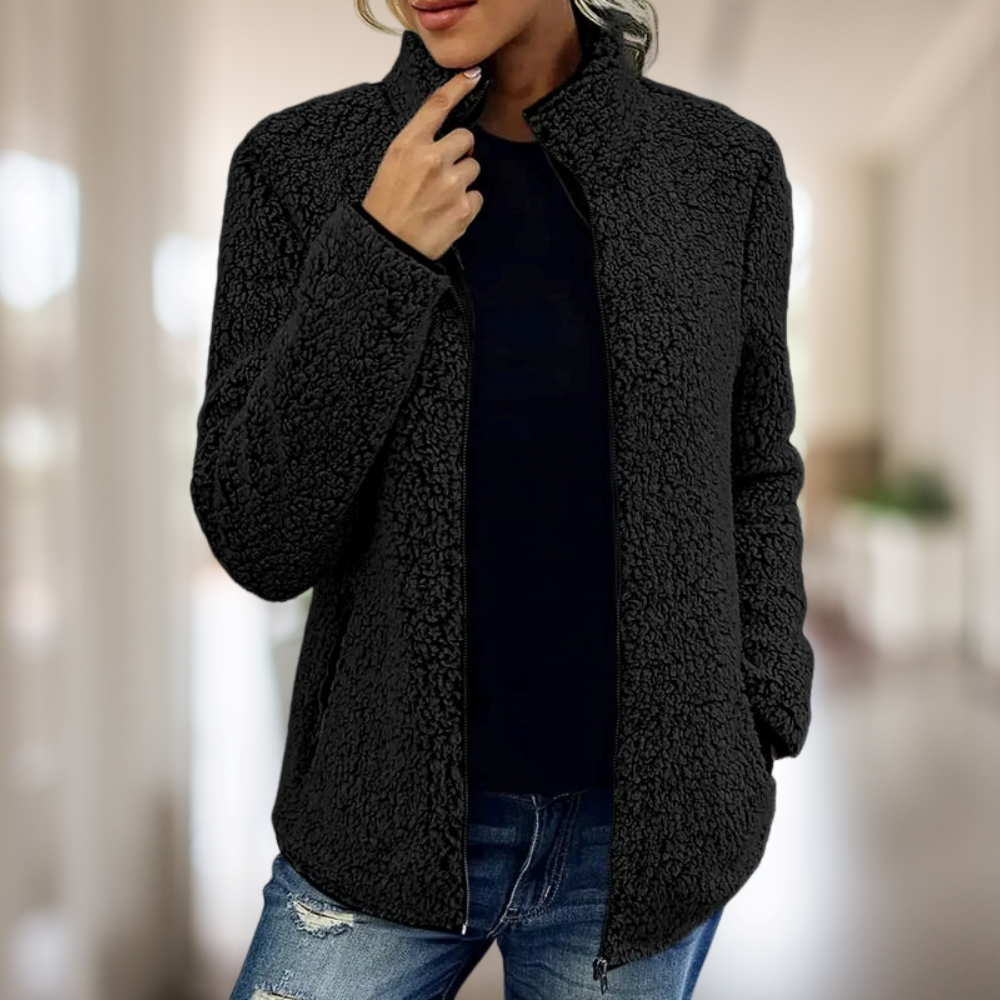 Damen Fleecejacke Warm Bequem