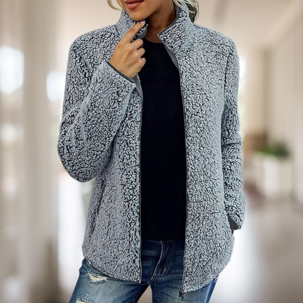 Damen Fleecejacke Warm Bequem