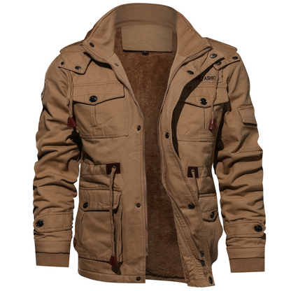 Damen Winterjacke Mit Kapuze Reißverschluss