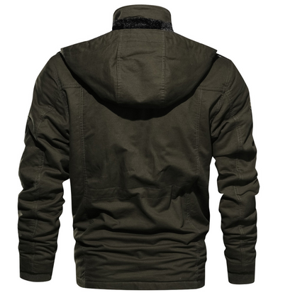 Damen Winterjacke Mit Kapuze Reißverschluss