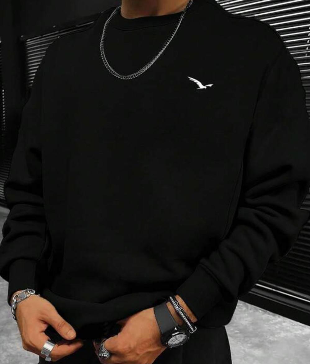 Herren Sweatshirt Langärmelig Rundhalsausschnitt - Norvielle