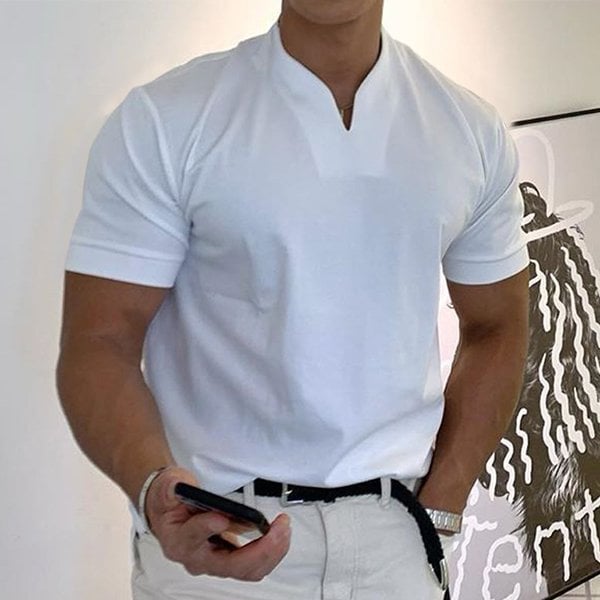 Männer T-Shirt Atmungsaktives Kurzarm Normalpassform - Norvielle