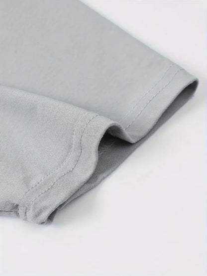 T-Shirt - Casual - Kurze Ärmel - T-Shirt mit Rundhalsausschnitt - Herrenhemden-Chaps Herrenmode
