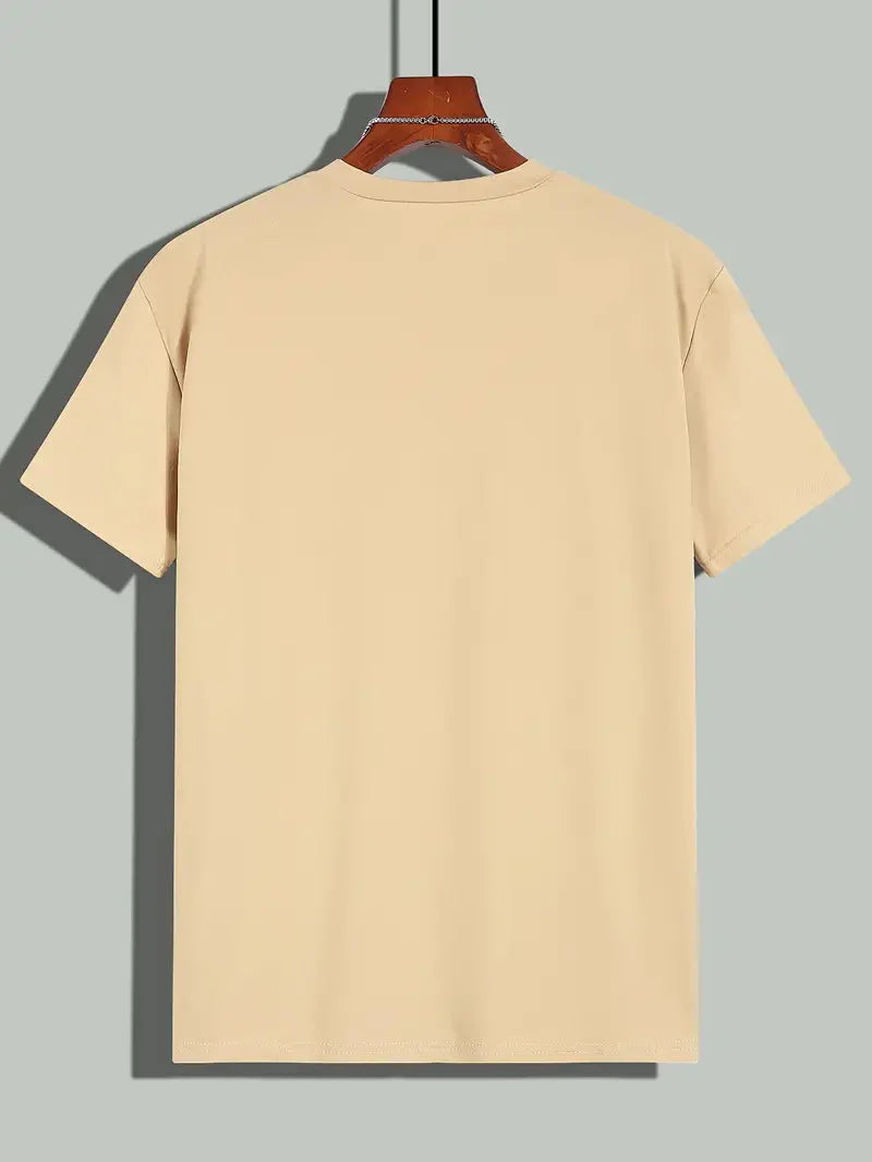 T-Shirt - Casual - Kurze Ärmel - T-Shirt mit Rundhalsausschnitt - Herrenhemden-Chaps Herrenmode