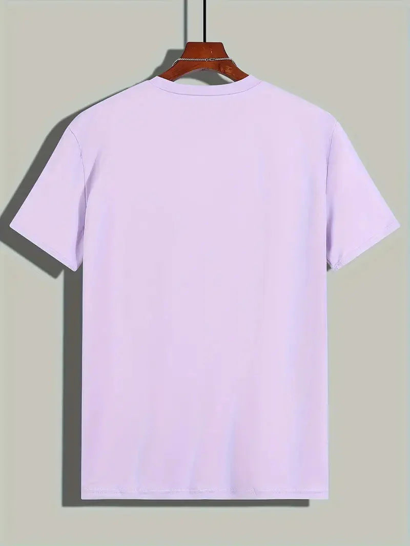 T-Shirt - Casual - Kurze Ärmel - T-Shirt mit Rundhalsausschnitt - Herrenhemden-Chaps Herrenmode