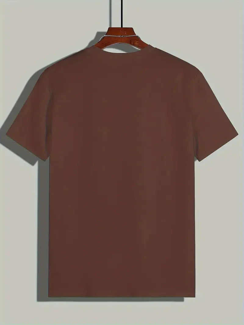 T-Shirt - Casual - Kurze Ärmel - T-Shirt mit Rundhalsausschnitt - Herrenhemden-Chaps Herrenmode