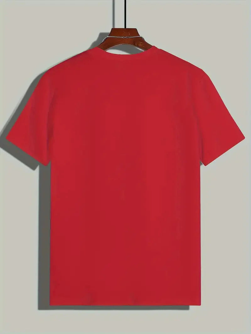 T-Shirt - Casual - Kurze Ärmel - T-Shirt mit Rundhalsausschnitt - Herrenhemden-Chaps Herrenmode