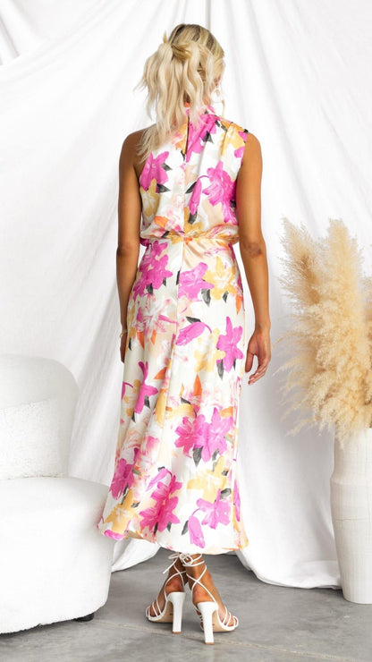 Damen Hochzeitskleid Halterneck