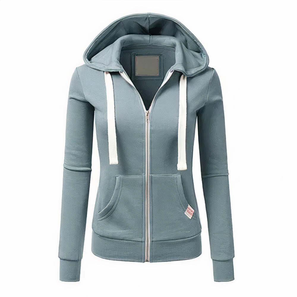 Norvielle Damen Hoodie Reißverschluss Kapuze - Norvielle