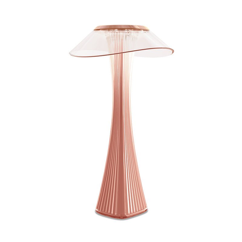 Kristall LED Tischlampe Kabellos Touch Dimmer Farbwechsel