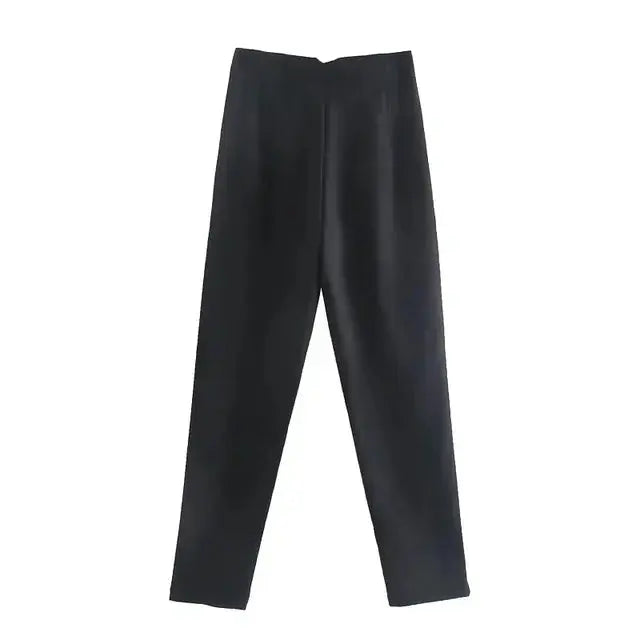 Isabell | High-Waisted Plissee-Hosen Zendoo.de
