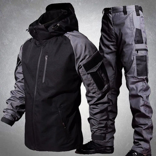 Herren Outdoor-Set Jacke Hose mit Taschen - Norvielle