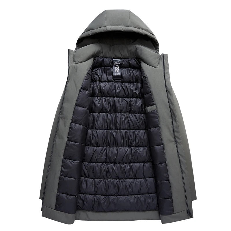 Herren Winterjacke Kapuze Funktionale Ausführung
