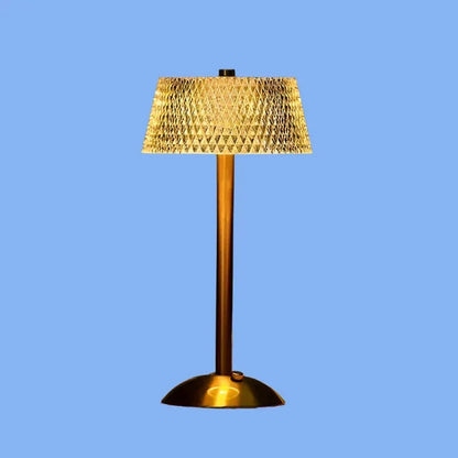Tischlampe Kristall Schirm USB-Ladefunktion