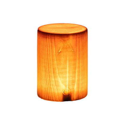 Tischlampe Holz Touch-Steuerung