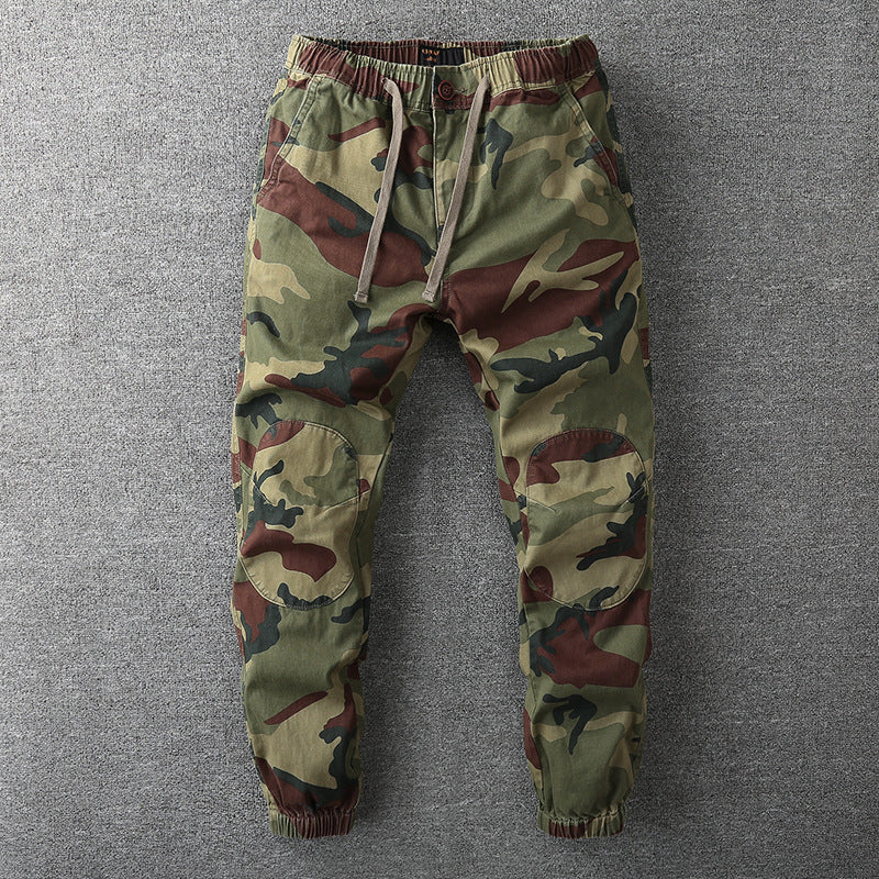 Tarnhose – Taktisch – Elastischer Bund – Cargohose – Herrenhose-Grün-S-Chaps Herrenmode