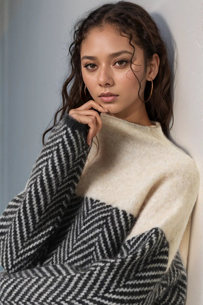 Elena | Bequemer Rollkragenpullover Zendoo.de