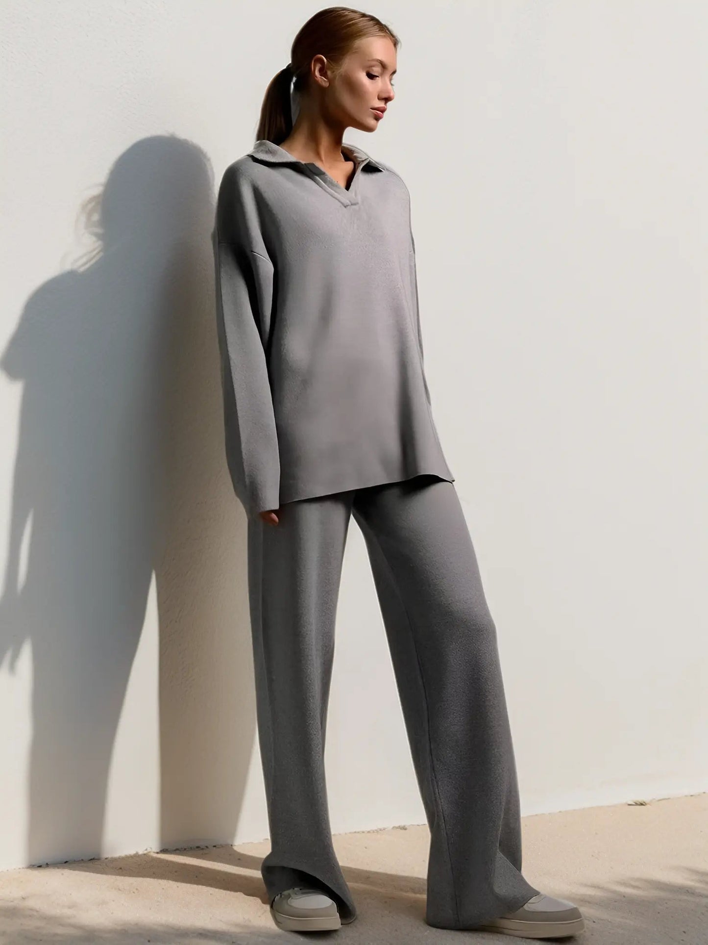 Damen Weiches Cozy Zweiteiler - Norvielle