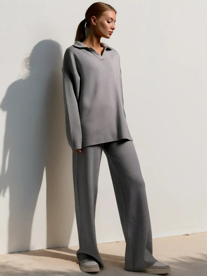Damen Weiches Cozy Zweiteiler - Norvielle