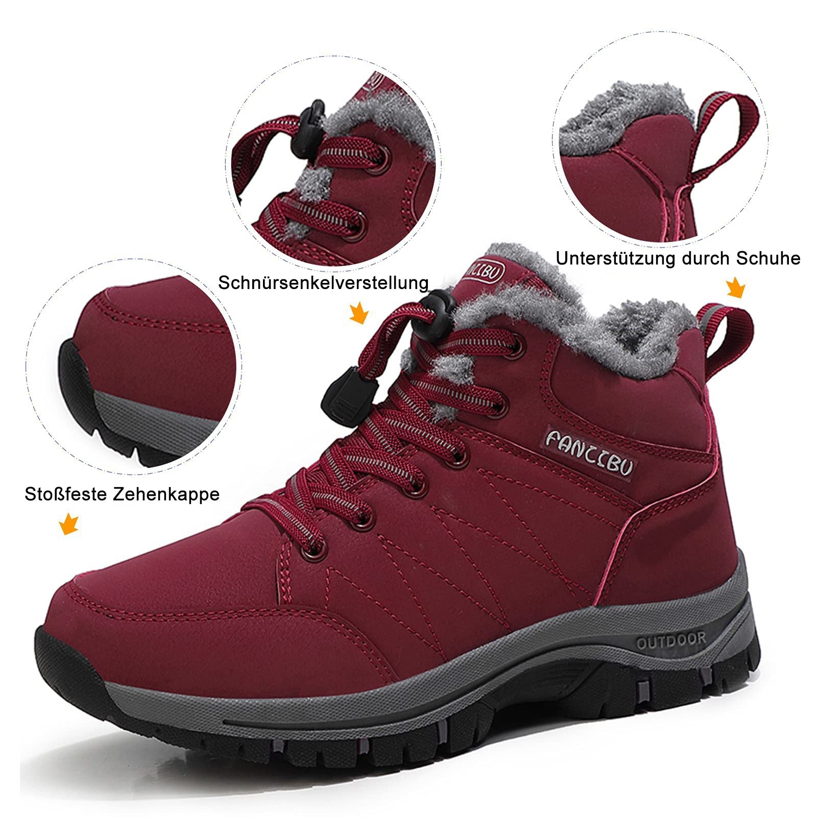 Wasserdichte Winterschuhe Rutschfest für Damen und Herren - Norvielle
