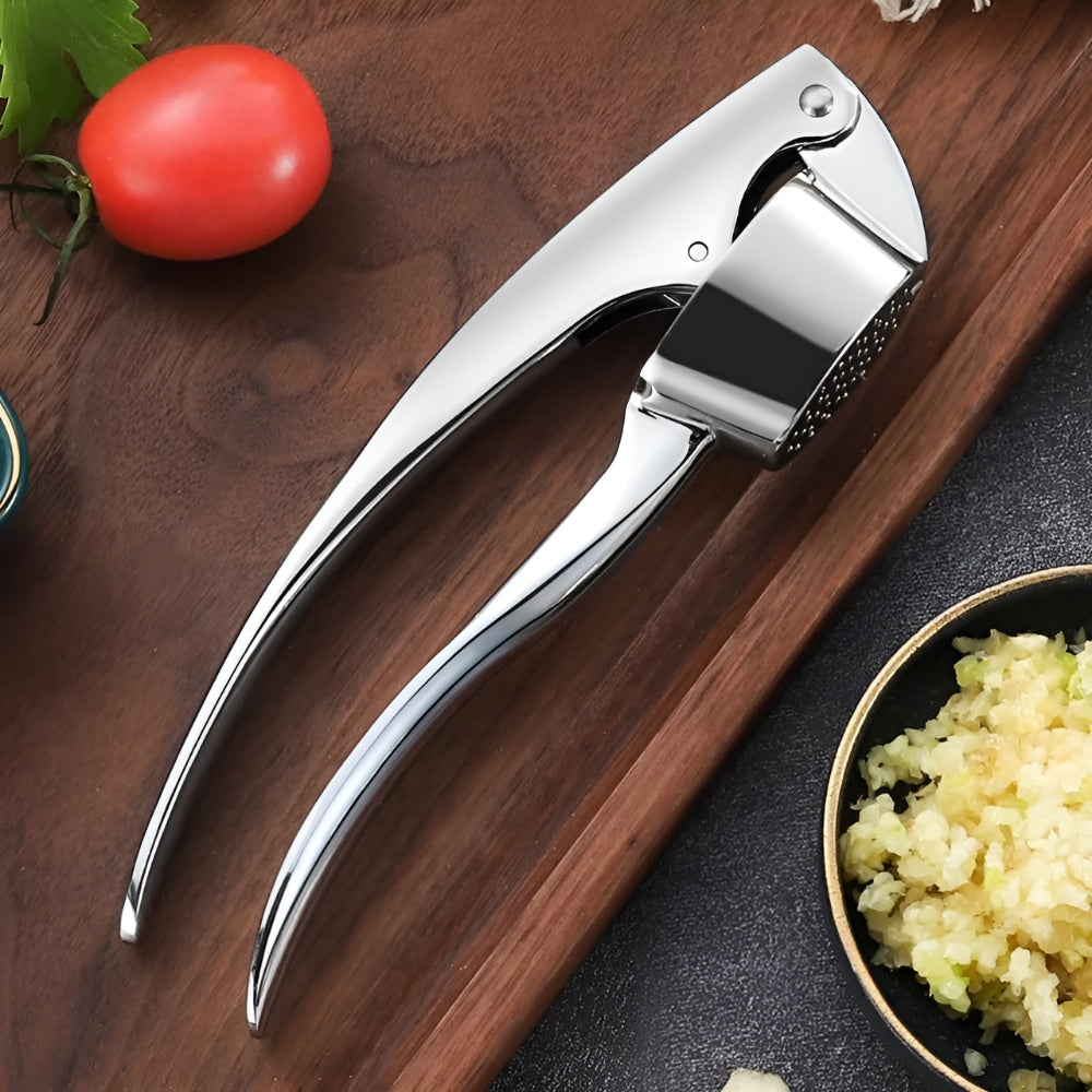 Edelstahl Knoblauchpresse Rutschfester Griff