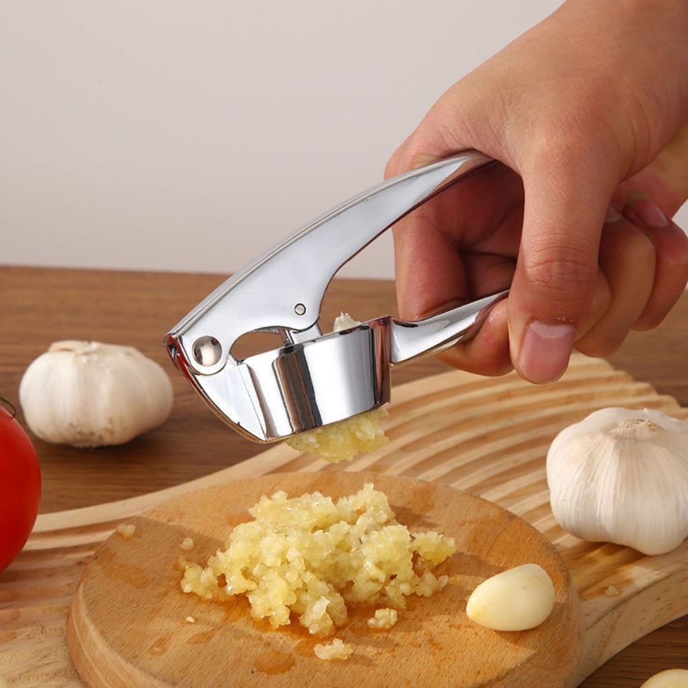 Edelstahl Knoblauchpresse Rutschfester Griff