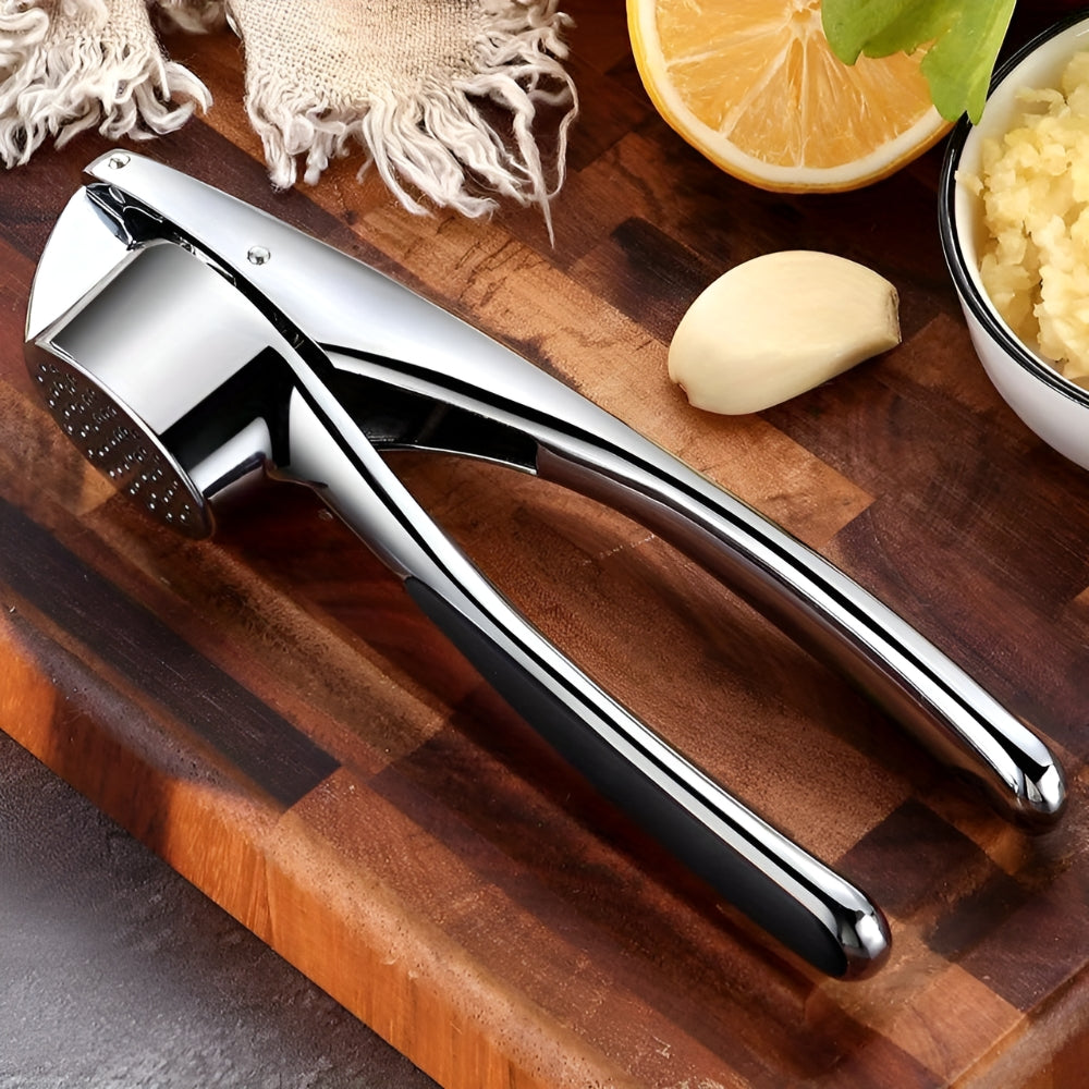 Edelstahl Knoblauchpresse Rutschfester Griff