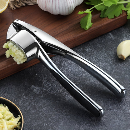 Edelstahl Knoblauchpresse Rutschfester Griff