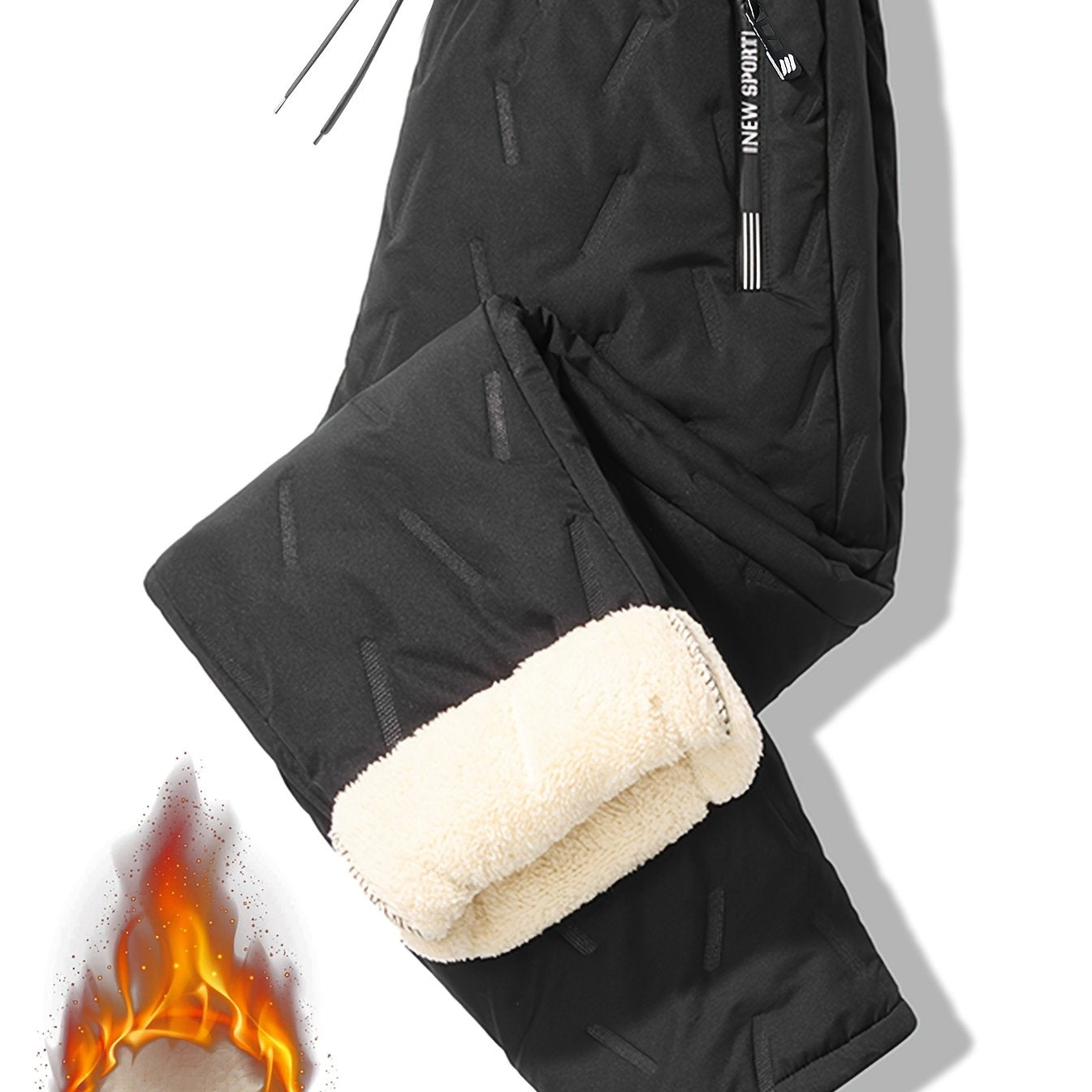 Herren Thermohose Winddicht Wasserabweisend Vollständig Länge - Norvielle