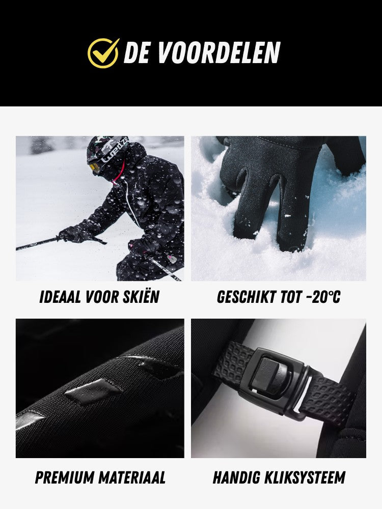 Wasserdichte Unisex Thermo-Handschuhe mit Grip-Oberfläche