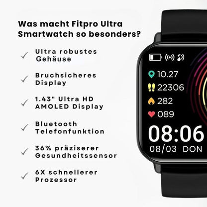 Gesundheits Smartwatch Fitpro Ultra 2025