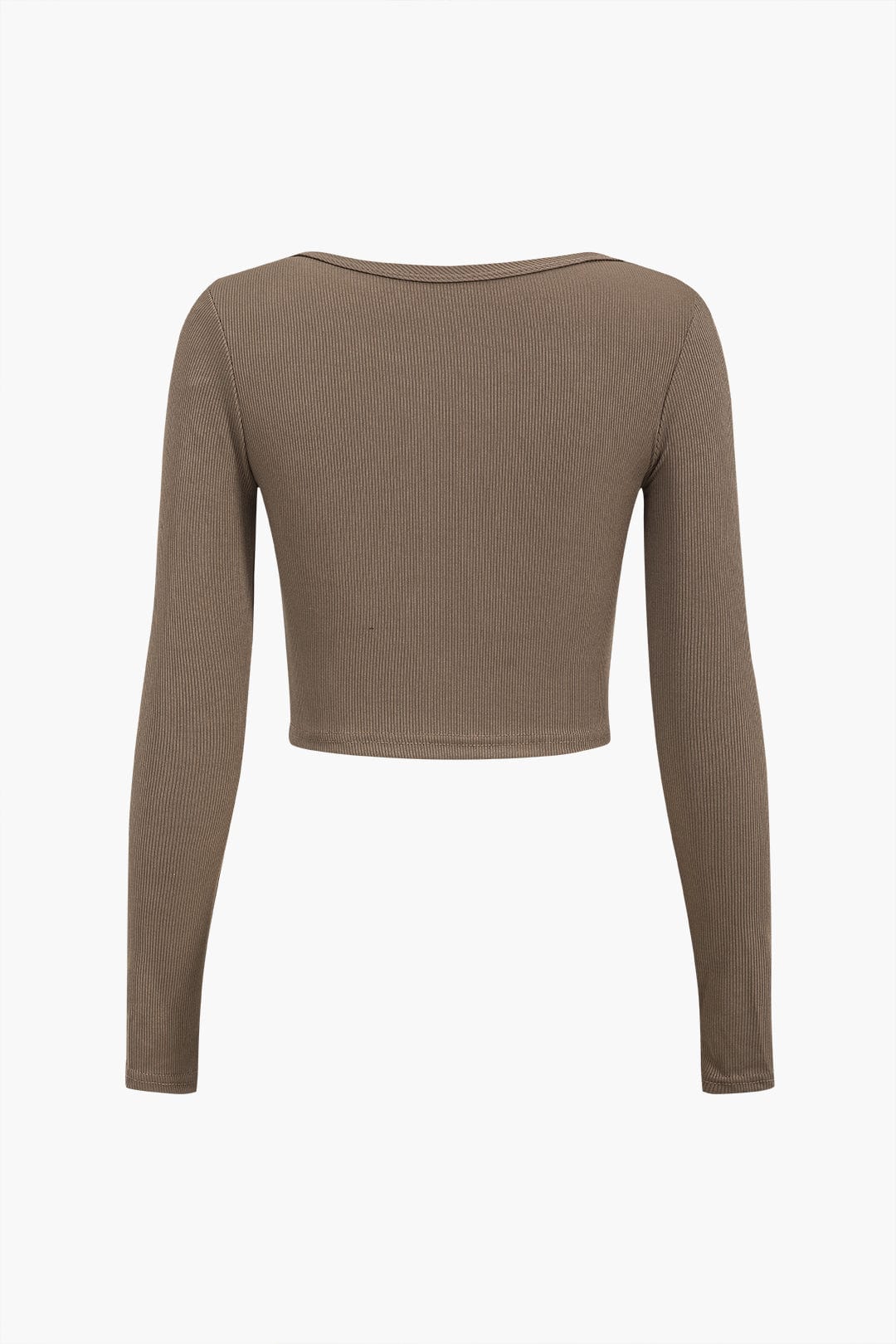 Amira Damen Asymmetrisches Langarm- mit Cut-Out Details