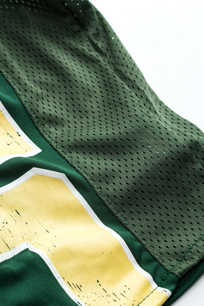 Damen Crop- Retro Stil Schnürung Hinten Sportlich