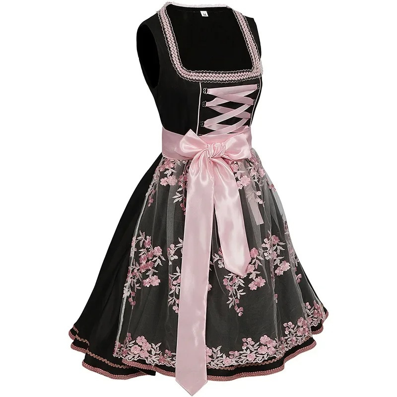 Damen Dirndl Blumenstickerei Norvielle - Norvielle