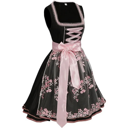 Damen Dirndl Blumenstickerei Norvielle - Norvielle
