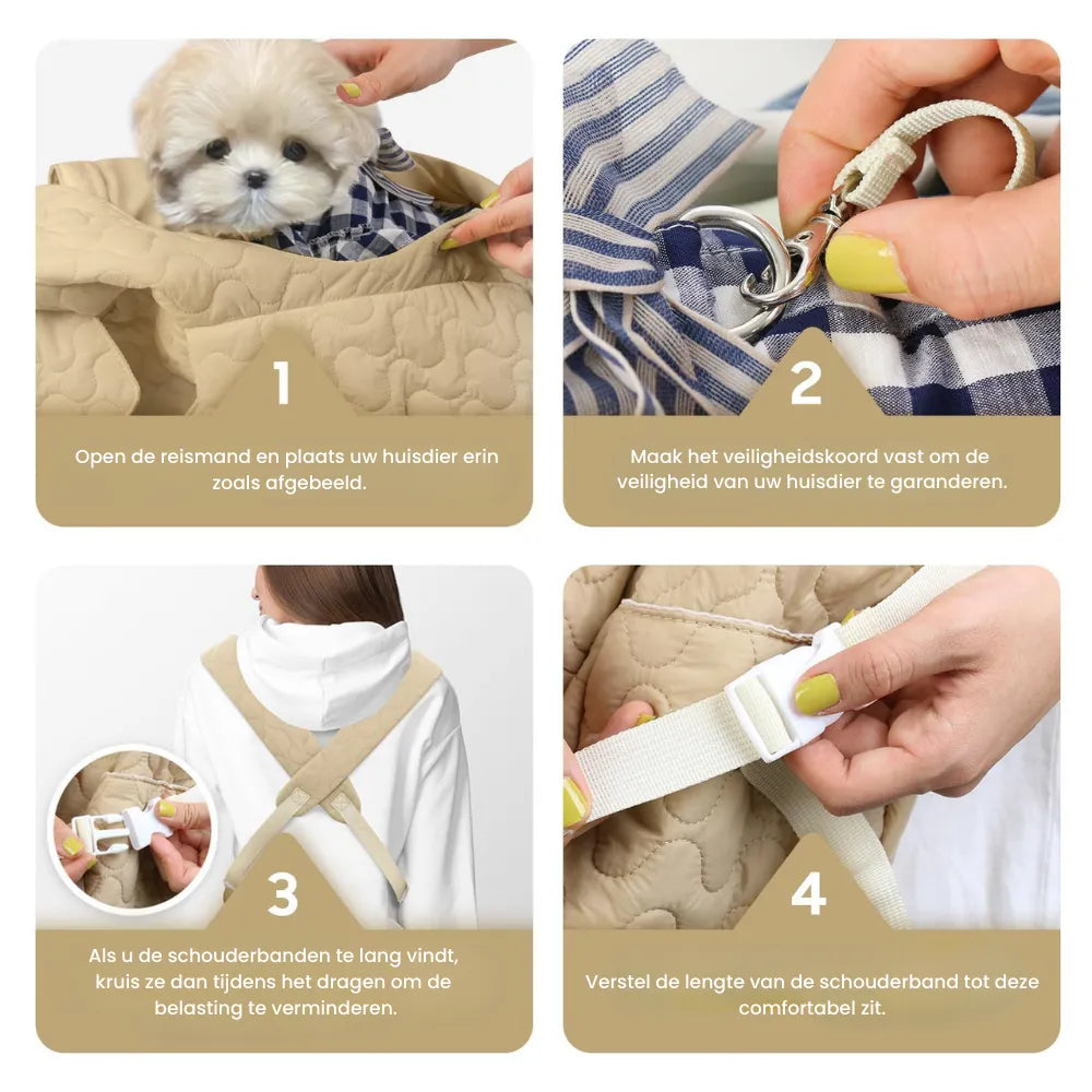 Hundetragetasche XL Wasserdicht Leicht Ergonomisch