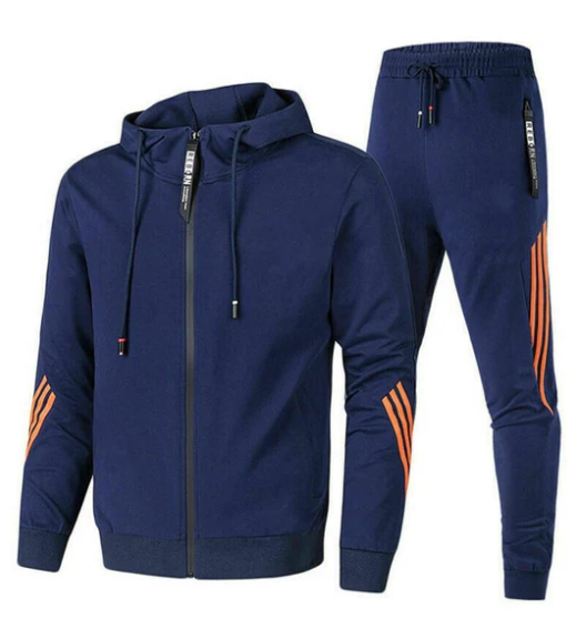 Kapuzenjacke Trainingsanzug Reißverschlussjacke und Hose - Norvielle