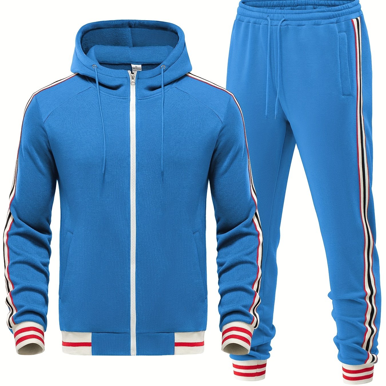 Herren Trainingsanzug Zweiteilig Kapuzenjacke Jogginghose - Norvielle