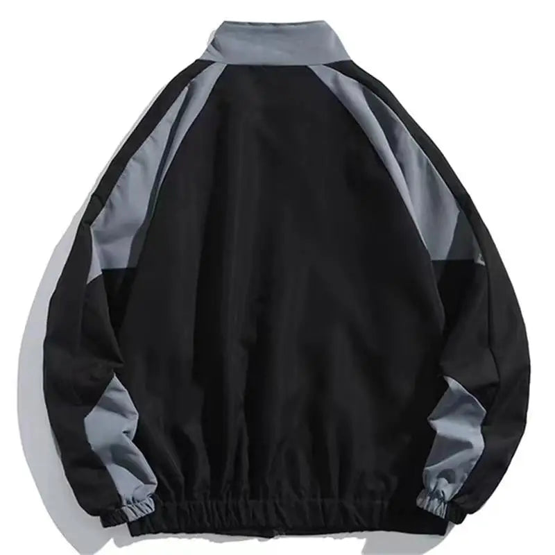 Herren Trainingsjacke Oversized Windbreaker Reißverschluss