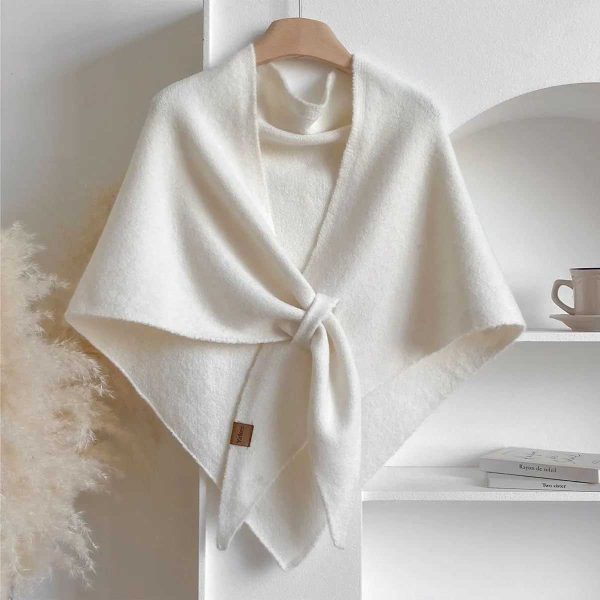 Wollmix-Tuch Damen Herbst Winter Warm Dreieck