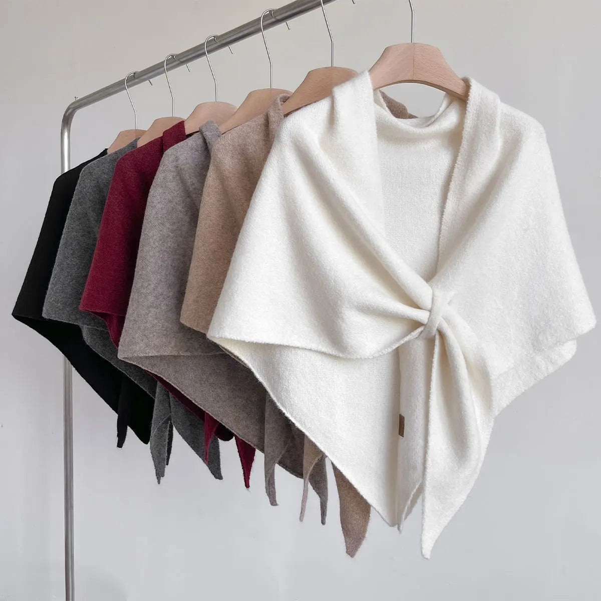 Wollmix-Tuch Damen Herbst Winter Warm Dreieck