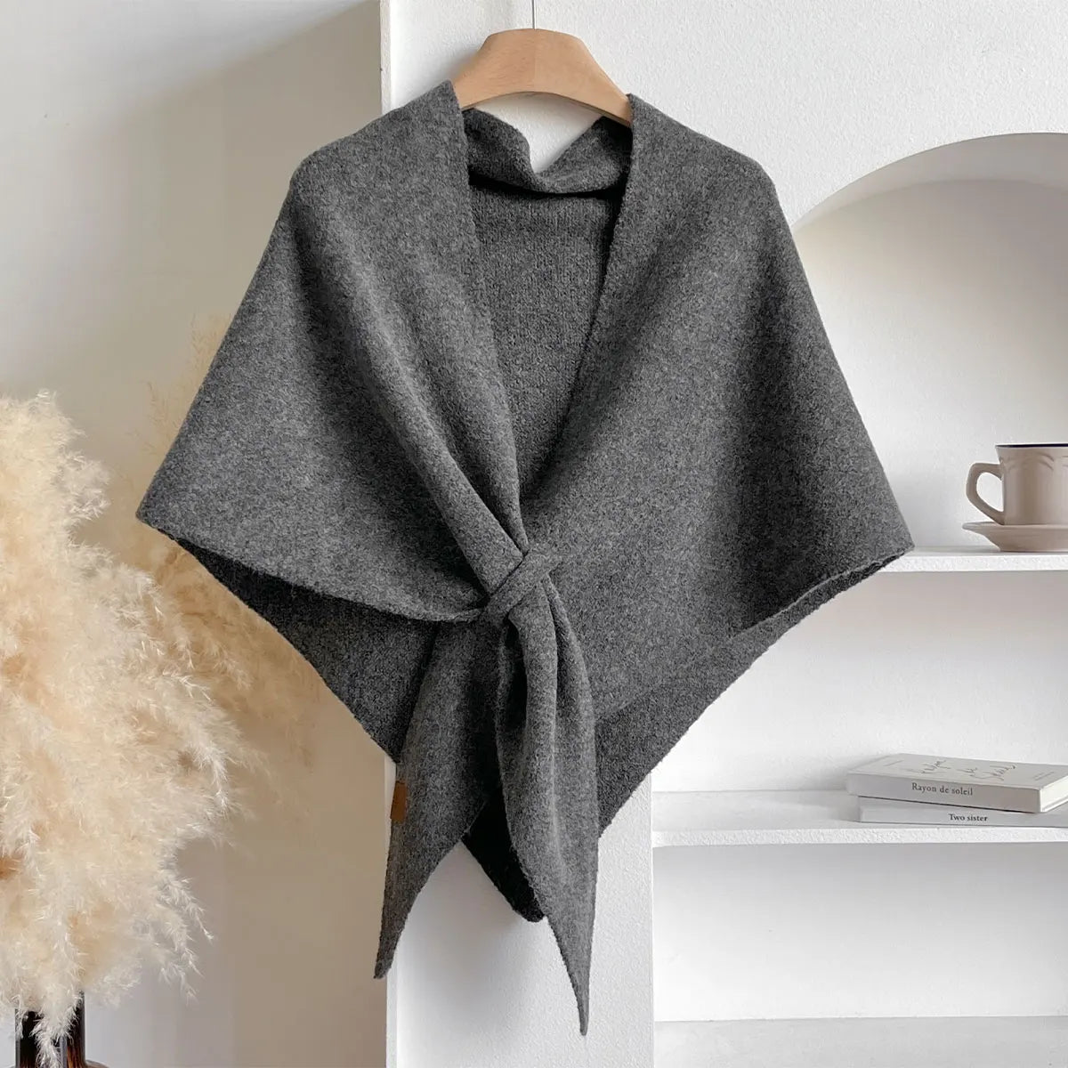 Wollmix-Tuch Damen Herbst Winter Warm Dreieck