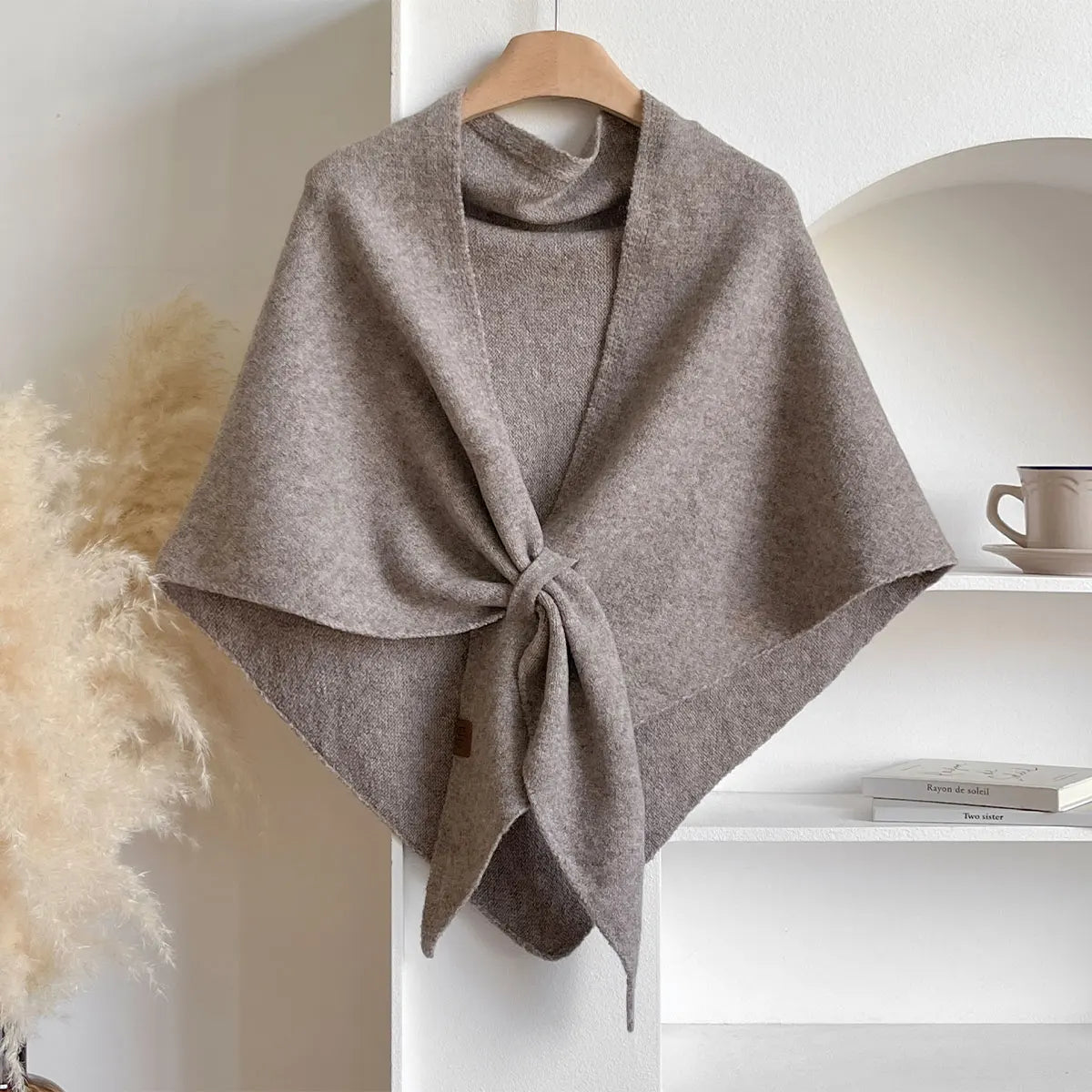 Wollmix-Tuch Damen Herbst Winter Warm Dreieck