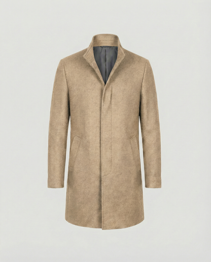 Eleganter Damenmantel aus Wolle