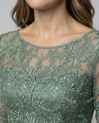 Elegantes Damen Midi Kleid Luftig