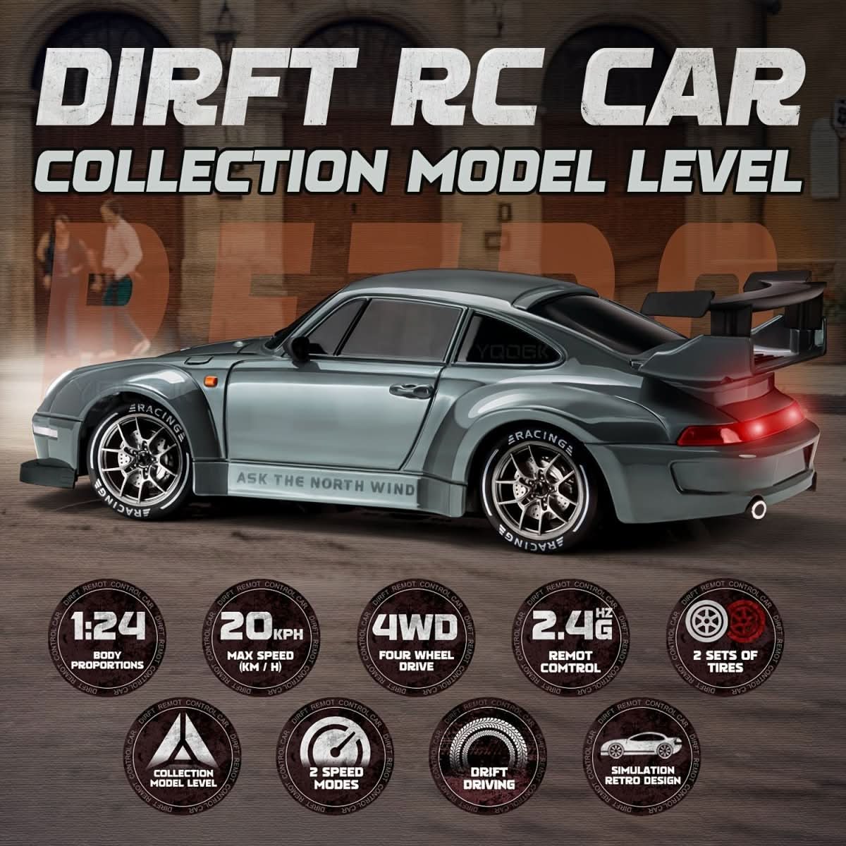RC Auto LED Drift 4WD