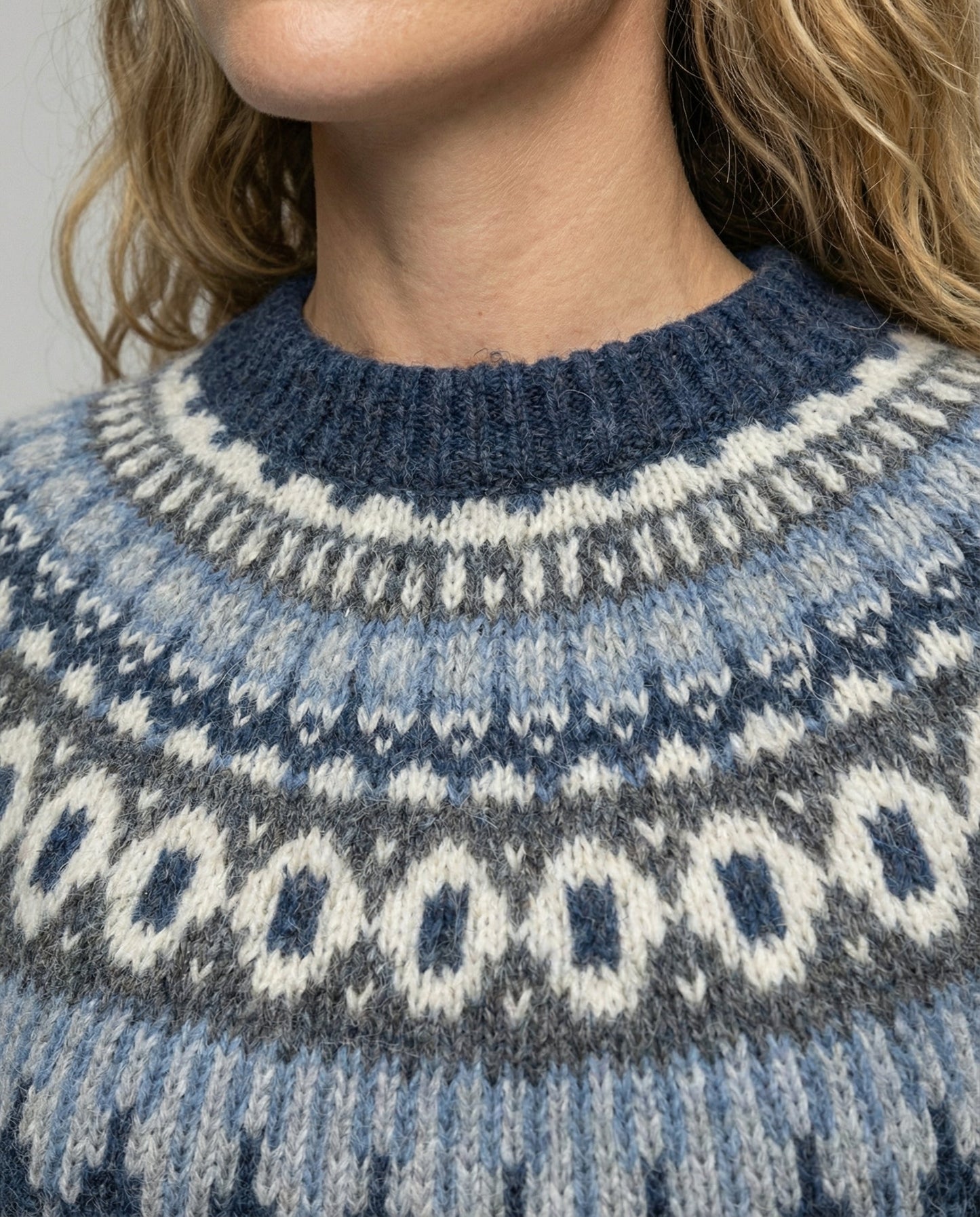 Damen Strickpullover Nordisch Merino